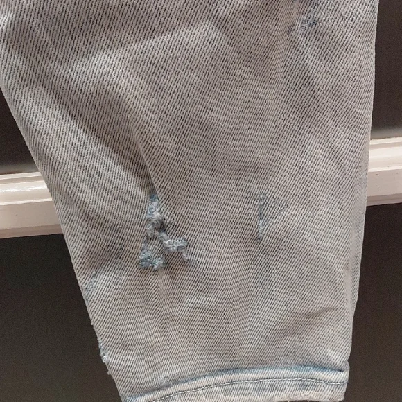 Ksubi Sz.28 Waist,Unisex, Light Blue Relaxed Jeans with Graphic Details....